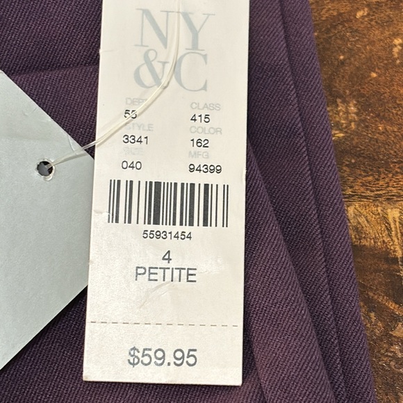 NWT NY&Co 7th Avenue Super Stretch Straight Leg Pants - Picture 4 of 8